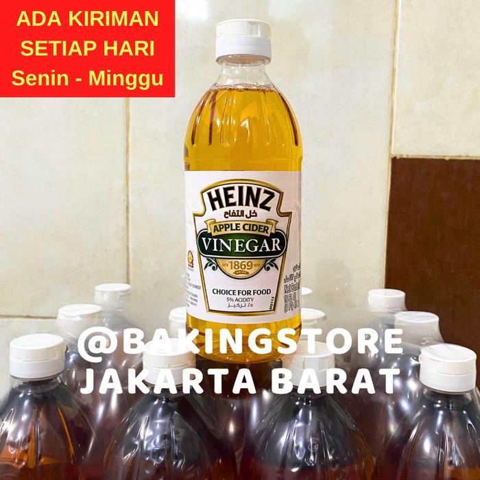 

Heinz Apple Cider Vinegar 473 Ml - Cuka Apel 16 Oz