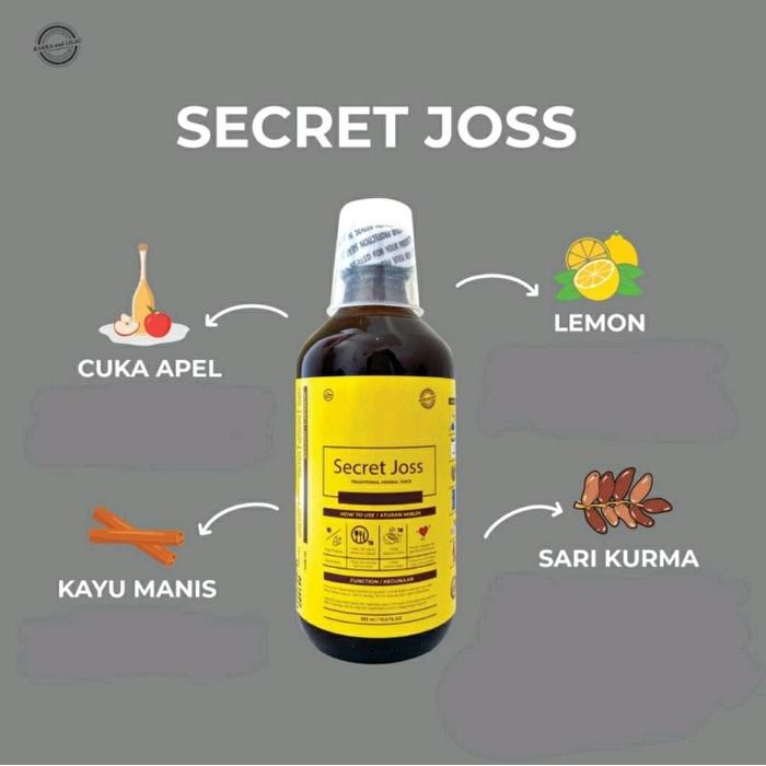 

Paket : 2 Botol Secret Joss Lemon, Cuka Apel , Sari Kurma Dan Kayu Manis