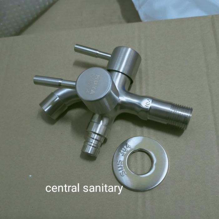 Kran Cabang/Kran Shower Stainless/Keran Shower Model Toto Kamar Mandi