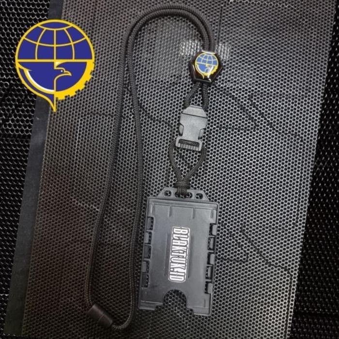 

LANYARD TACTICAL HOLDER ID CARD SLIDE EXAGONAL LOGO KEMENHUB KEMENTERIAN PERHUBUNGAN