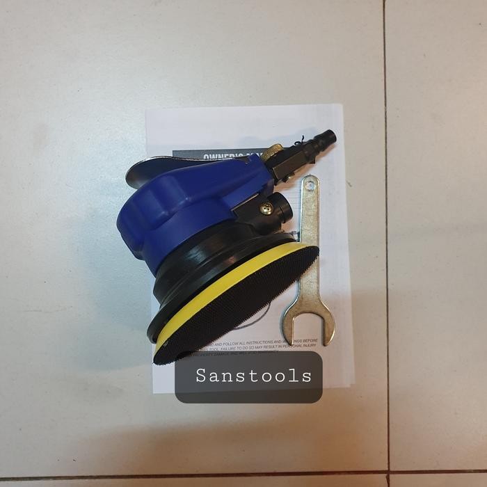 Air Palm Orbital Sander 5" Pneumatic Polisher / Mesin Amplas Angin 5In