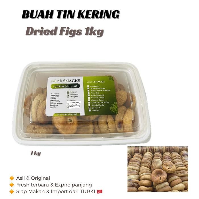 

Buah Tin Ara Kering 1Kg Turki Premium Dried Figs Fruits Fig Guzel Can Turkey Ficus Carica Snack