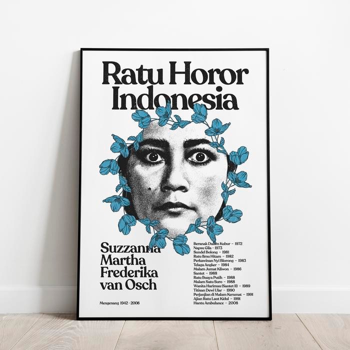 Poster Film Suzzanna Ratu Horor Indonesia Movie Produk Unggulan