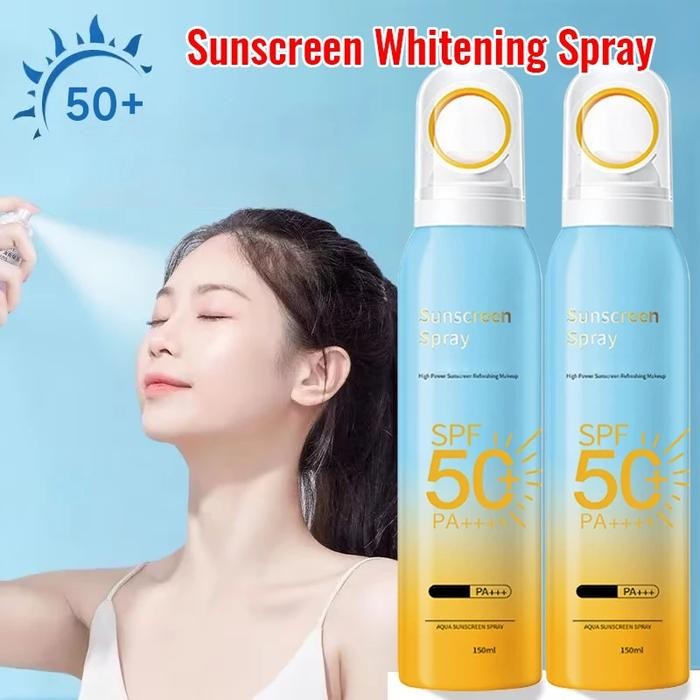 Outdoor Sun Spray Sunscreen Spray Anti UV Wajah Body Spray 150ml Outdoor Sun Spray SPF 50+++badan