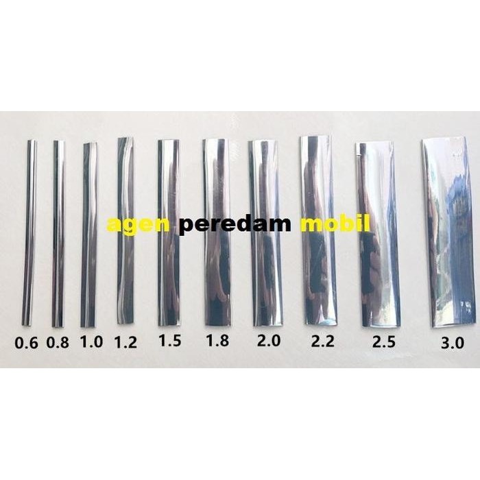 IN STOK LIST CHROME MOBIL LEBAR 30 MM KODE 46