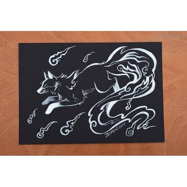 

zig kuretake cartoonist brush pen white cnbw 015 kode 605