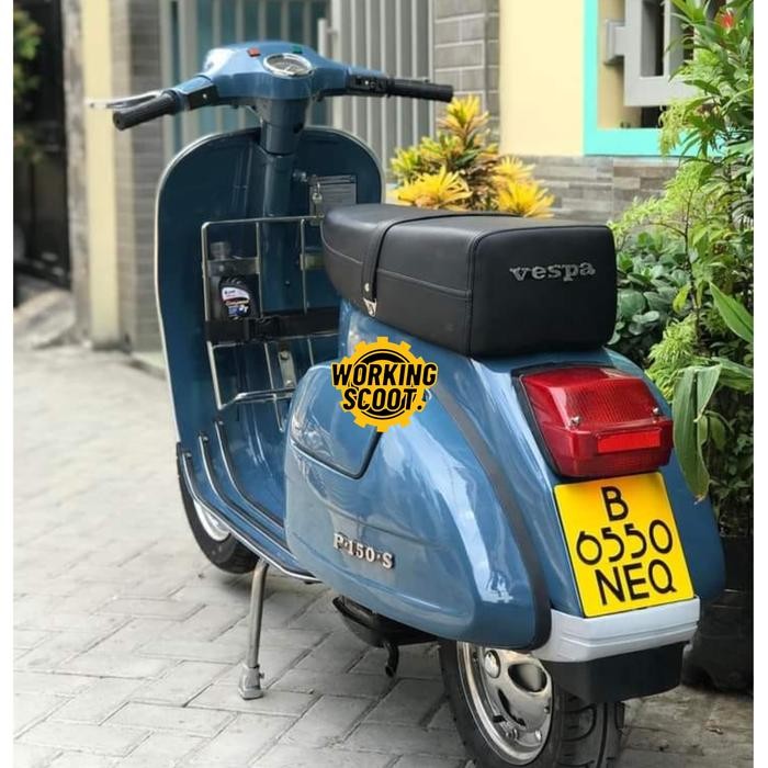 Plat Custom Vespa lawas Vintage jadul