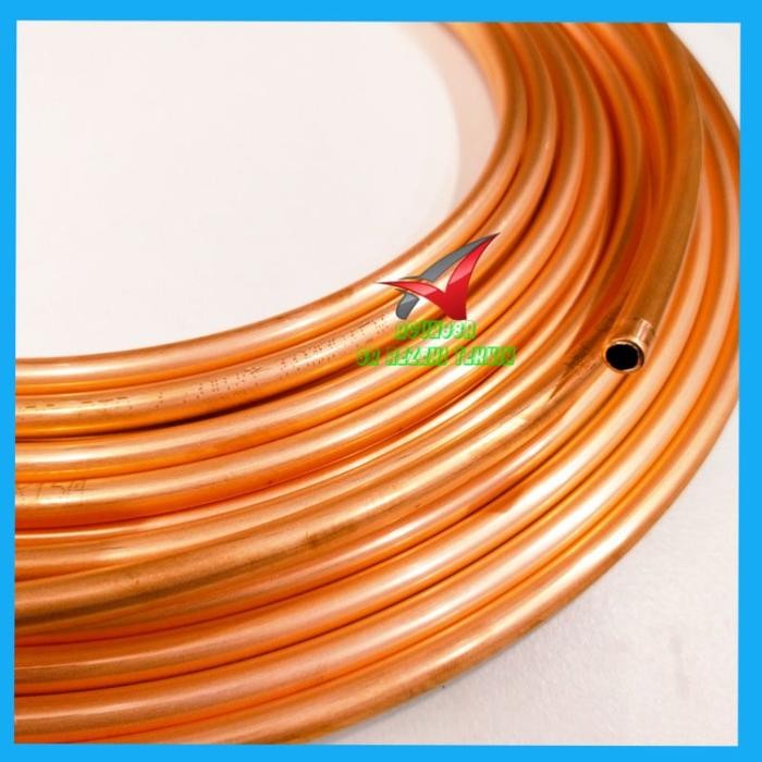 (Expert) Pipa tembaga 1/4 / pipa kulkas / pipa ac