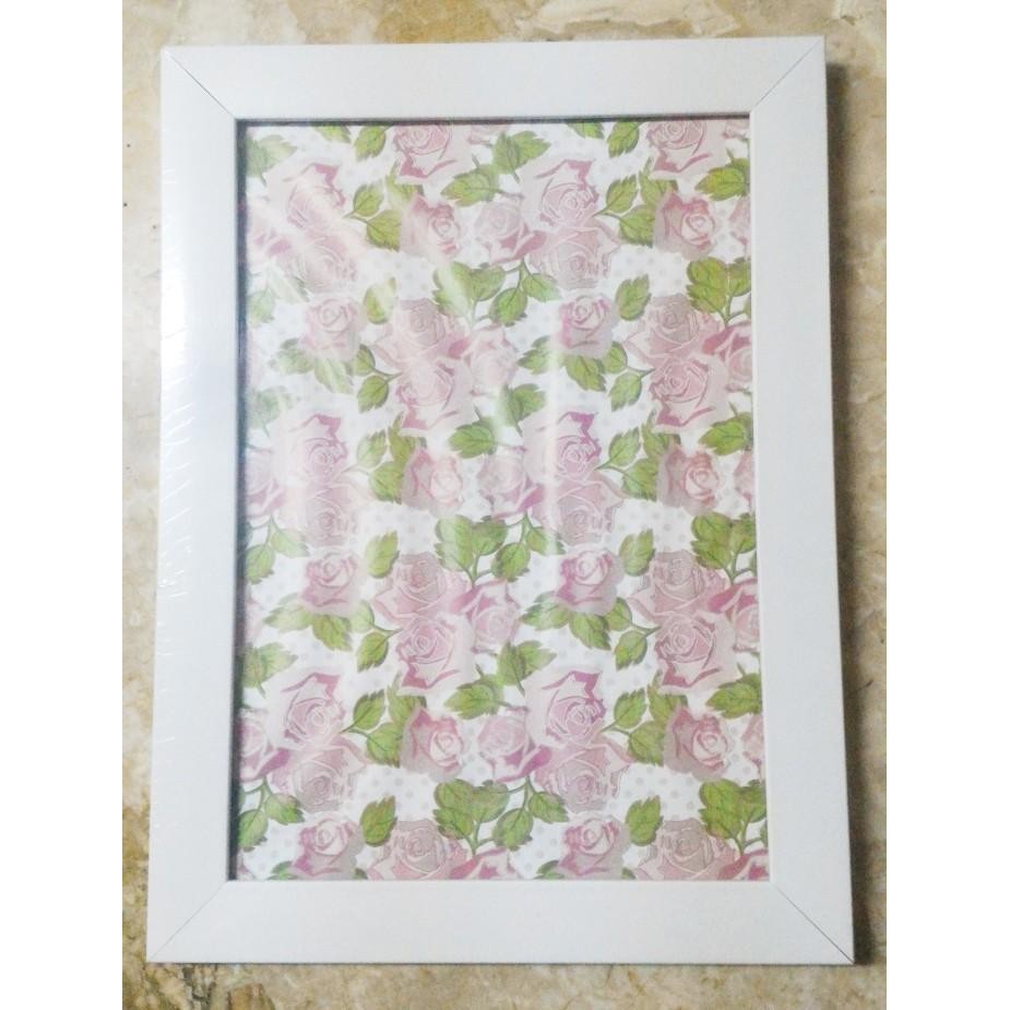 (Expert) Bingkai Foto 10 R Warna Putih Ukuran A4