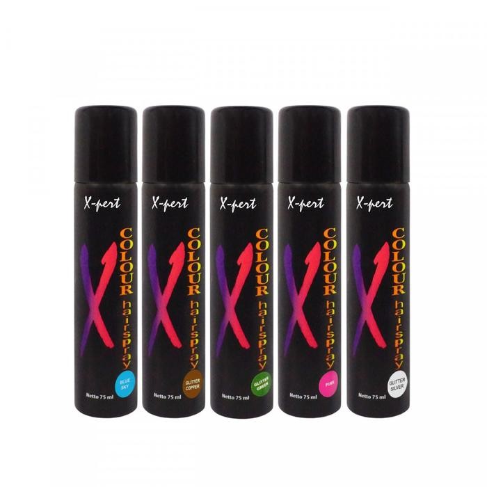 X-PERT HAIRSPRAY COLOUR PEWARNA RAMBUT HAIR SPRAY 75ml