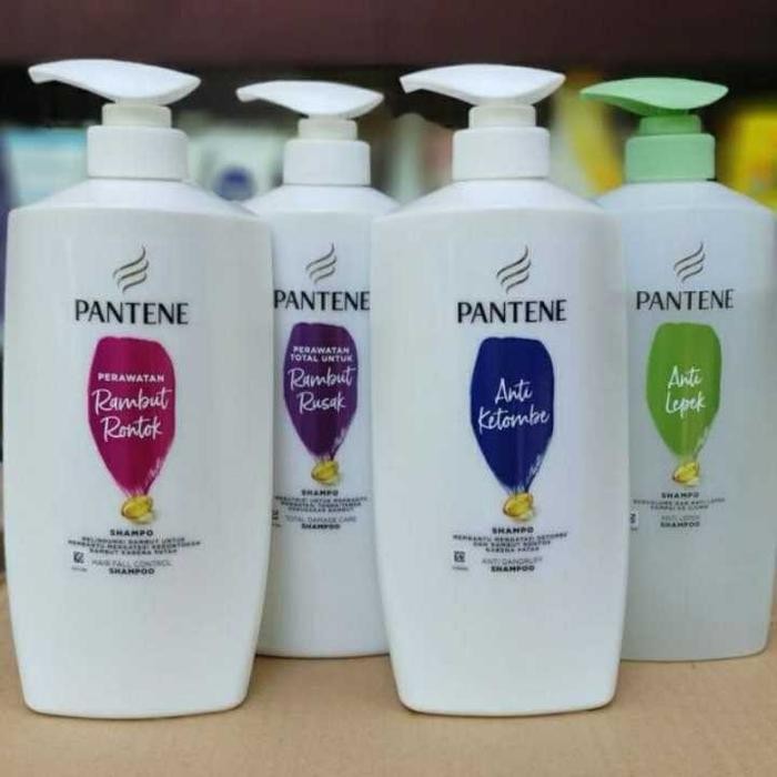 Shampo Pantene Anti Ketombe Biru 900ml untuk Rambut Rontok & Anti Ketombe Dijamin Original Kemasan