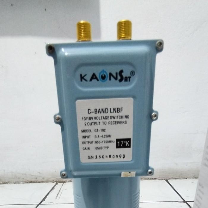 [Expret] Kaonsat - Lnb Cband Twin / dual output untuk 2 receiver