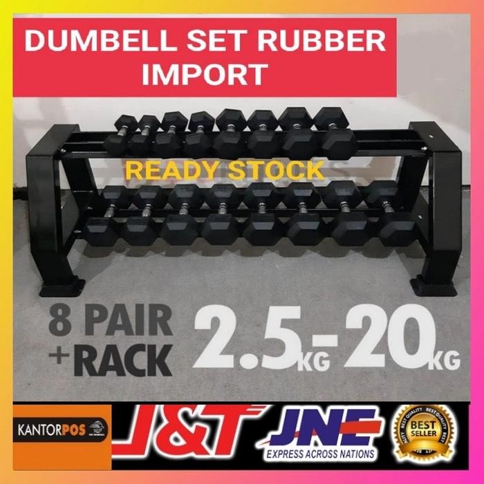 dumbell set+rak import(original)dumbel set-rak dumbell-barbell set+rak