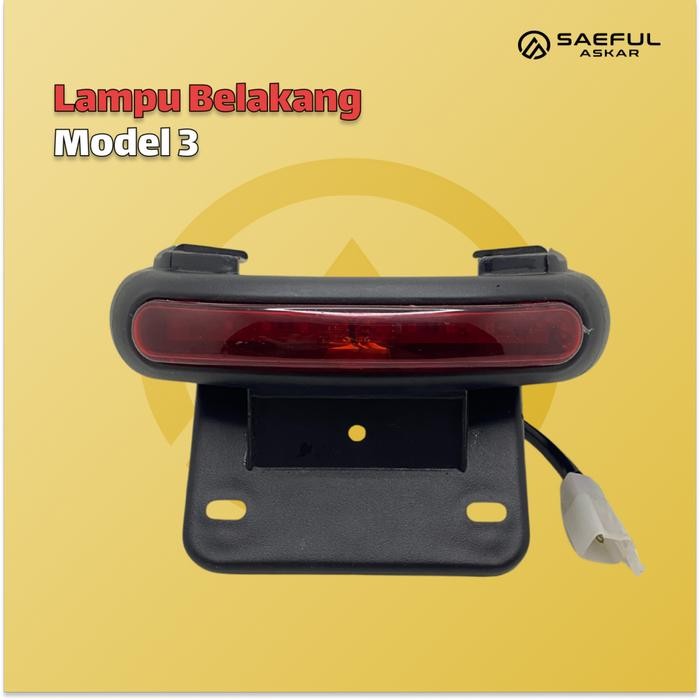 Lampu Belakang Sepeda Listrik