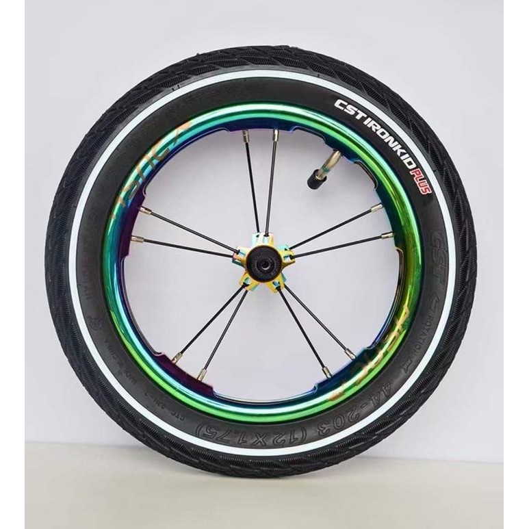 Wheelset Xpush Plating Rainbow Chameleon Wheel Upgrade Pushbike Kids