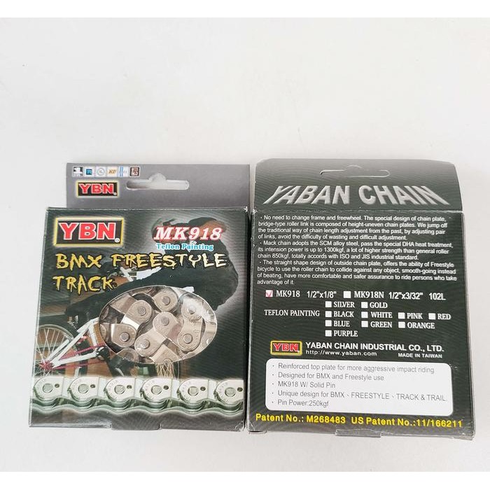 Rantai Ybn Half Link Single Speed Sepeda Bmx Freestyle Fixie