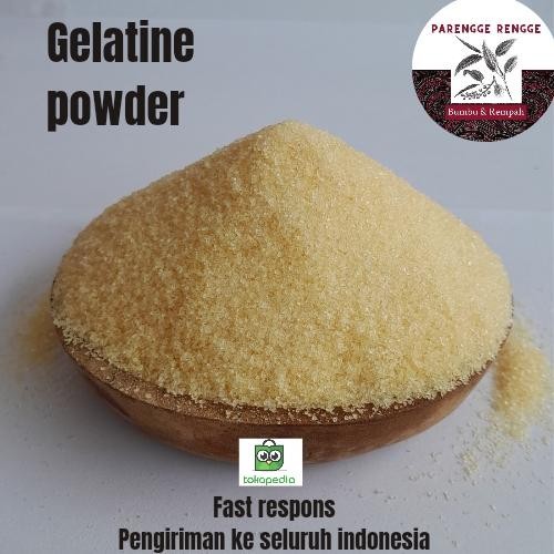 

Gelatin powder 50gram / gelatine bubuk halal
