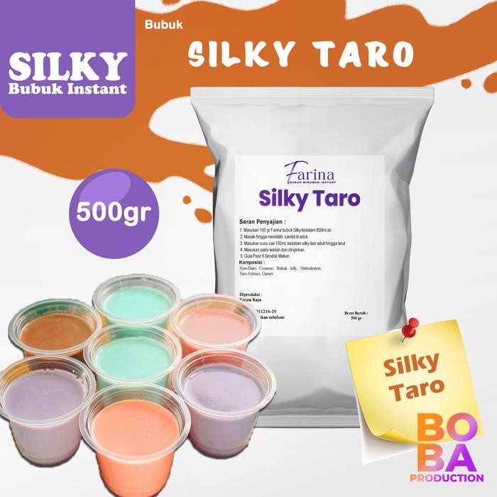 

Bubuk Silky Pudding Taro - Pudding Sutra - Pudding Puyo Pudot Dessert Puding