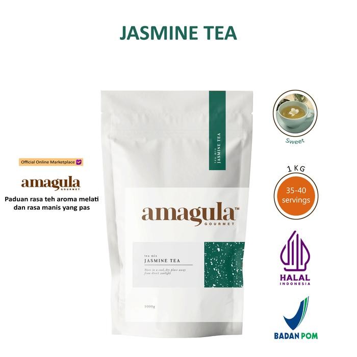 

1KG Amagula Jasmine tea / 100% Halal / Minuman Bubuk / HORECA