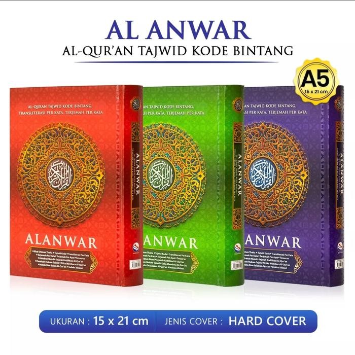 

Alquran Al Anwar A5, Alquran Tajwid Latin Dan Terjemah Perkata Alanwar