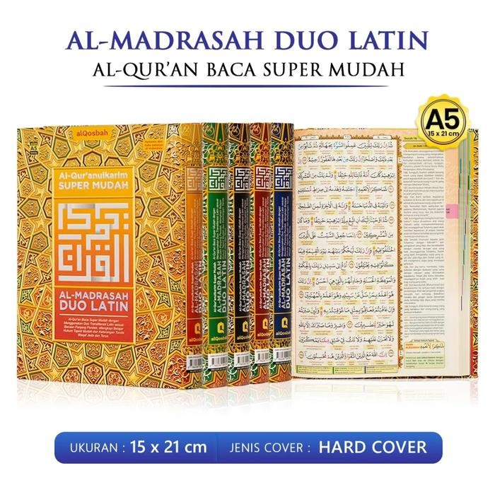 

Alquran Super Mudah Almadrasah Duo Latin A5 Al Madrasah Tajwid Perkata