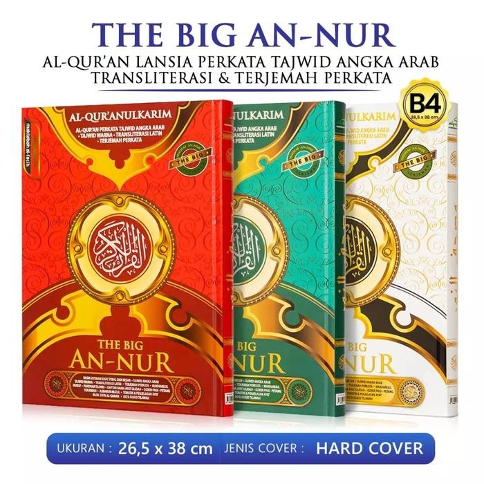 

Alquran The Big An Nur Terjemah Perkata Lansia Ukuran Jumbo The Big Annur