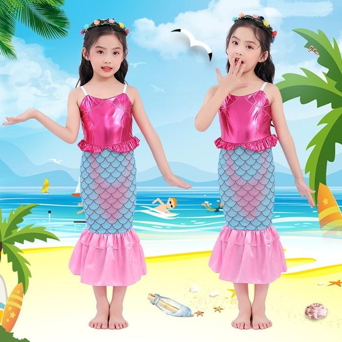 ASLI [1-6th] BAJU MERMAID ANAK PUTRI DUYUNG (LMB) READY STOCK