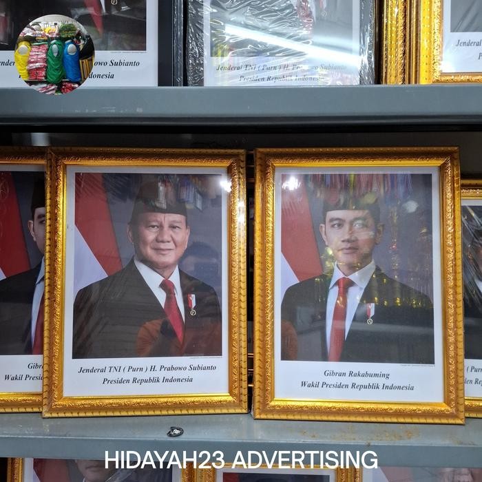 bingkai foto presiden dan wakil presiden frame presiden bingkai frame