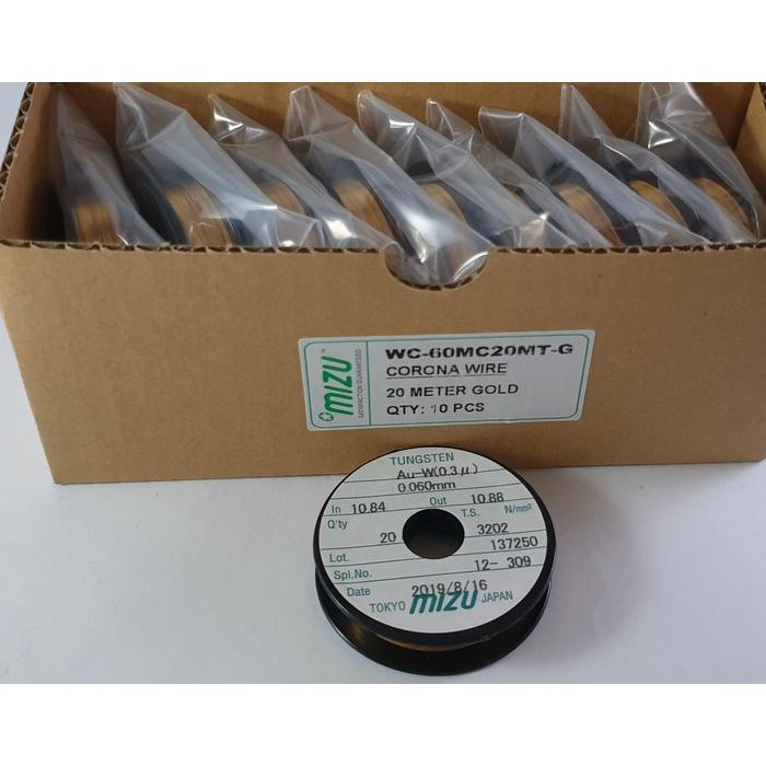 Terlaris WAYER MESIN FOTOCOPY / CORONA WIRE 0.060MM 20M GOLD MIZU SALE