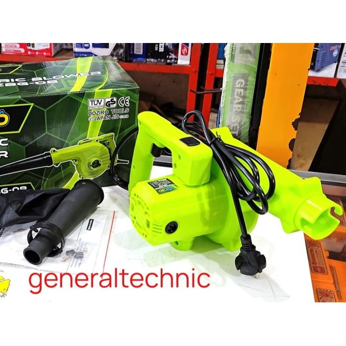 Electric Hand Blower Doziro Zbg-08 Blower Tangan Doziro Blower Elektrik 2In1 Blower Tiup + Sedot