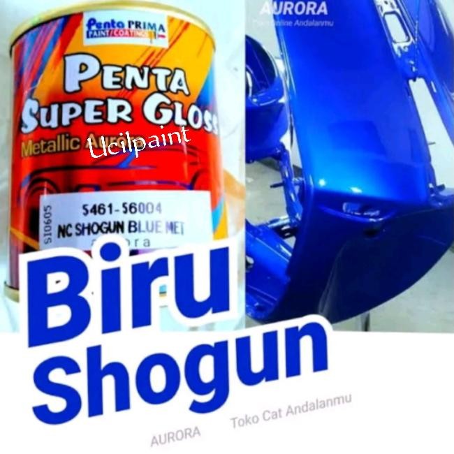 Cat Biru Shogun Penta Super Gloss Shogun Blue Metalik Original