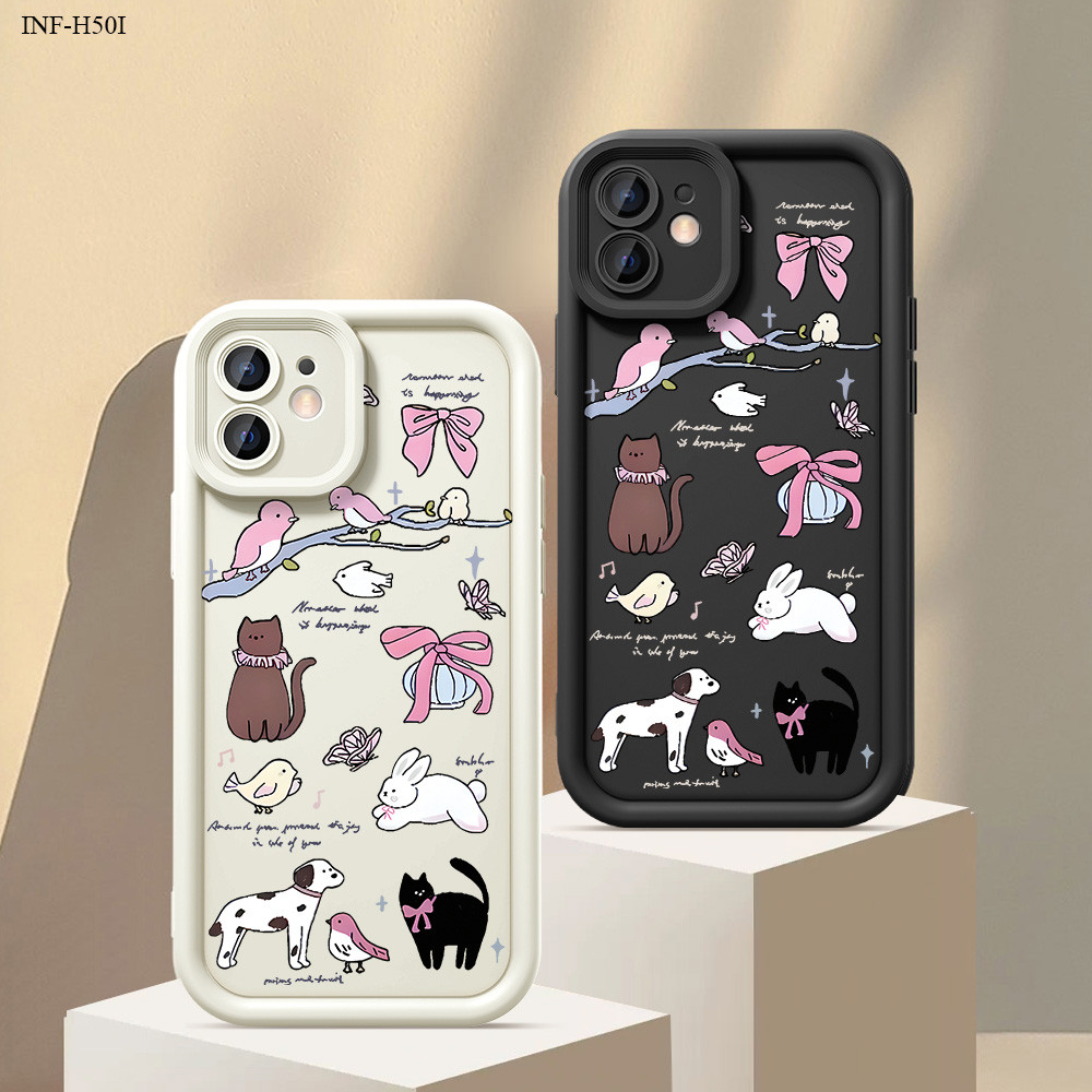 Casing Hp Untuk Infinix Hot 60 60i 50 50i 40 30 30i 10 11 12 8 Smart 10 9 8 7 6 5 Note 50 50X 50S 40