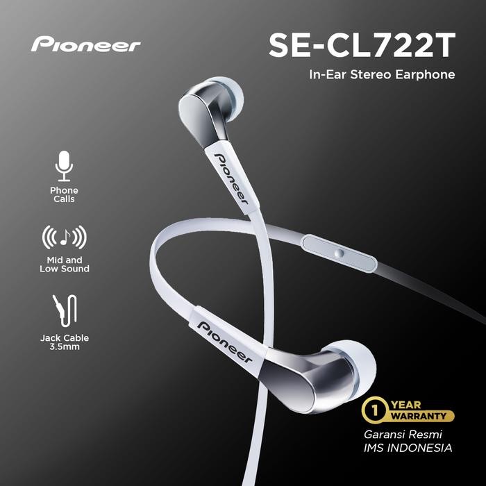 Pioneer Earphone SE-CL722T