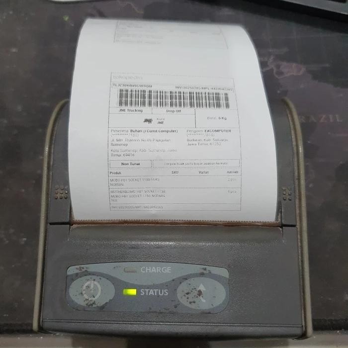 Jual Printer thermal DATECS DPP-350 bluetooth, kertas ukuran max 78mm, second normal