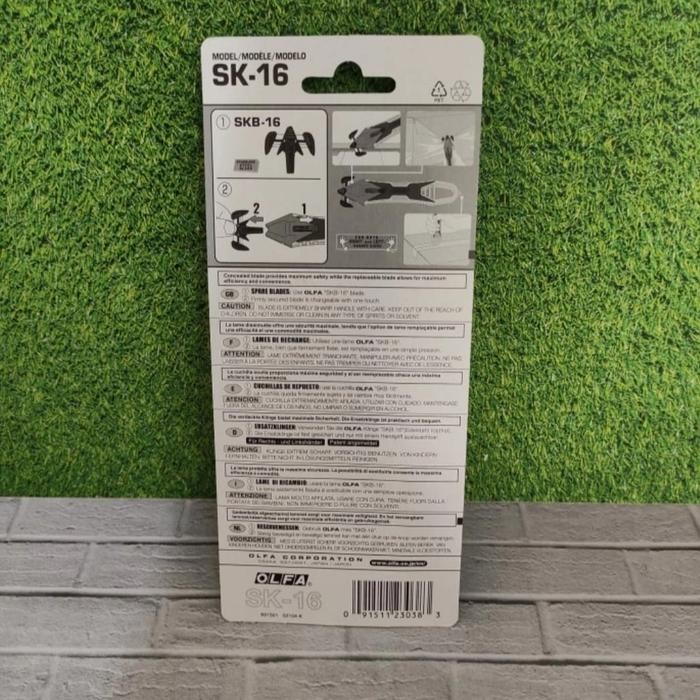 

PISAU SAFETY CUTTER SK-16 OLFA KODE 1437