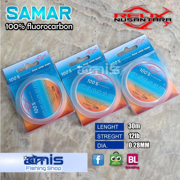 Relix Samar 12lb Senar Leader fluorocarbon
