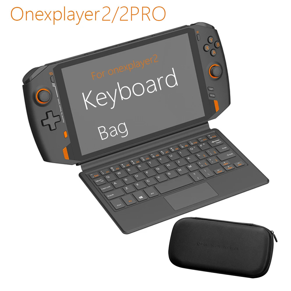 Original OneXplayer 2/2Pro Magnetic Keyboard & Bag For OnexPlayer 2 6800U Game Console Storage Bag