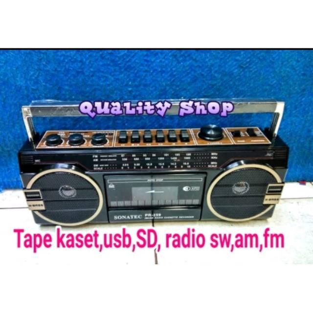 [Expert] Mini Compo Jadul Sonatec PR 259 Kaset Pita Usb Sd Radio Fm/Am/Sw