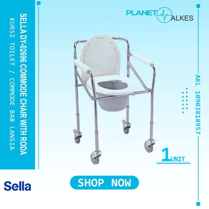 Commode Chair Sella Roda - Kursi Toilet - Kursi Bab Sella Commode Chair / Kursi Bab