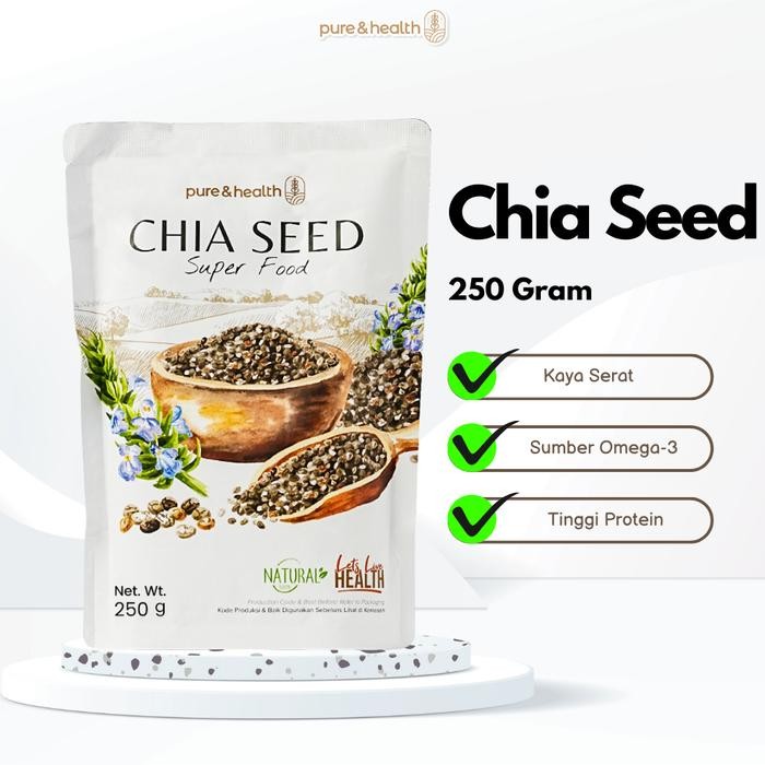 

New Chia Seed 250 gram Original Organik