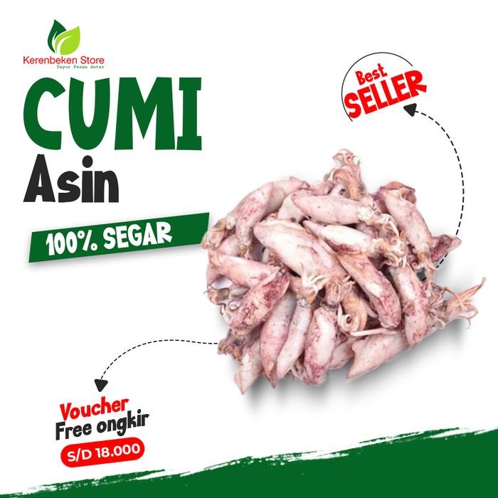 

New Cumi Asin Rasa Gurih Asin, Cocok untuk Sambal & Tumis Pedas