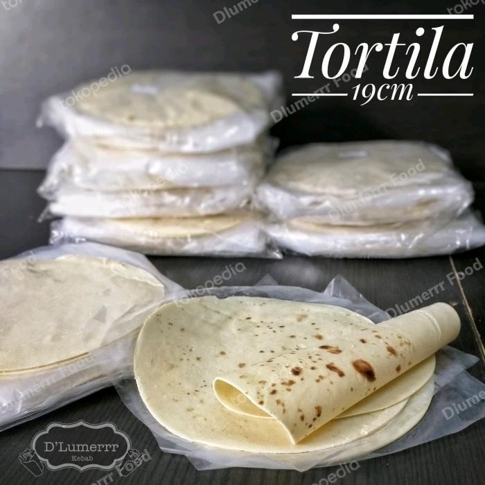 

Tortila Kulit Kebab 19cm (isi 20pcs) Cemilan Frozen