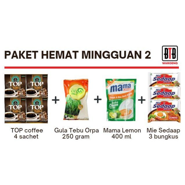 

Paket Hemat Mingguan 2
