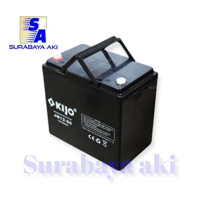 aki Kering aki VRLA aki panel surya solar 12v 50ah 12volt 50ah kijo