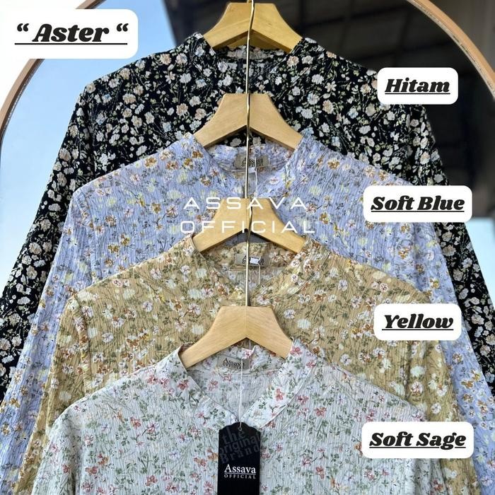 Dress Motif Bunga - Gamis Motif Bunga - Dress Crinkle Motif