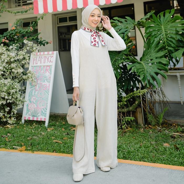 Lozy Hijab - Jonna Jumpsuit (Jumpsuit Linen Wanita)