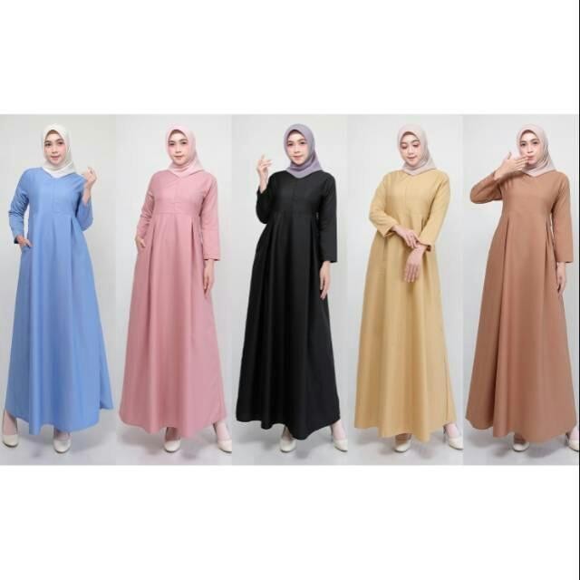 Gamis Katun Toyobo jumbo size XXL XXXL