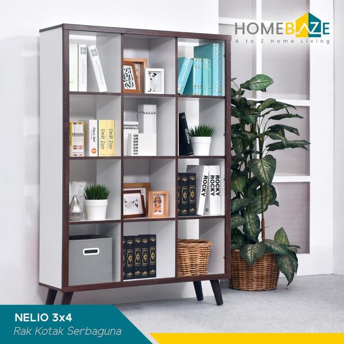 Rak Buku, Rak Pajangan Minimalis, Rak Pembatas Ruangan Murah Minimalis Grab/Gosend