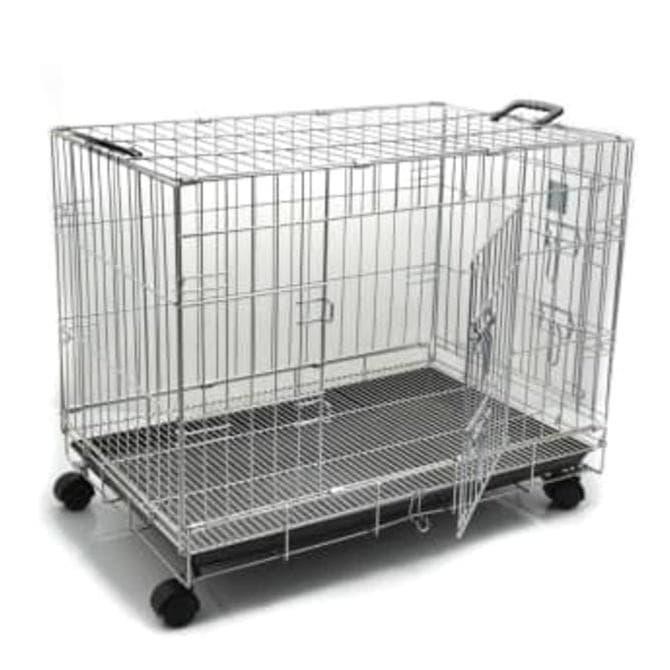 KANDANG LIPAT PAWS N' TAILS ANJING, KUCING, KELINCI,HEWAN 77X49X56.5CM