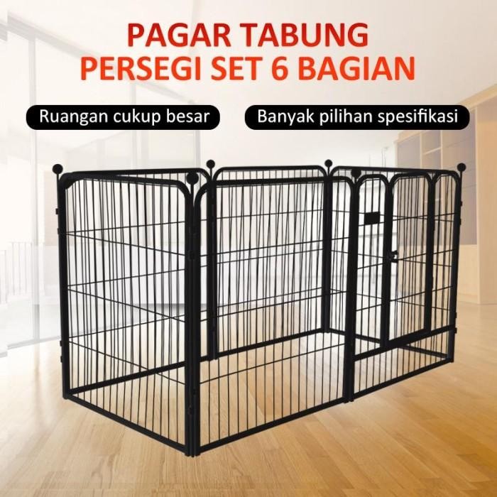 BESTSELLER// KANDANG HEWAN PAGAR BESI LARGE SIZE PET CAGE ANJING KUCING KANDANG